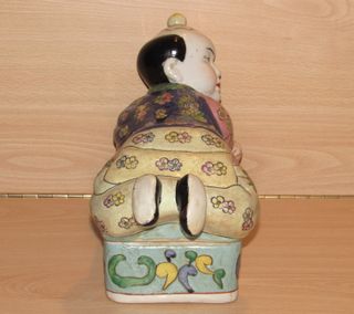 Almohada caja china Tongzi estilo Rose sellos