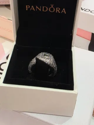 Anillo  Cóctel  pavé Plata S925 ALE