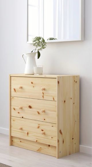 Cómoda RAST Ikea Madera Natural
