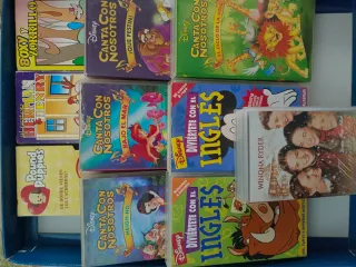 Cintas VHS Disney Clásicos Español 3 x 10€ 1 x 5€