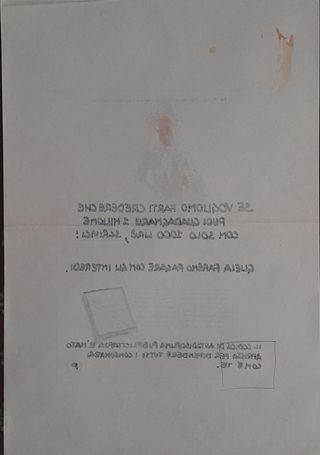 Bozzetto pubblicitario Pubblicità Progresso