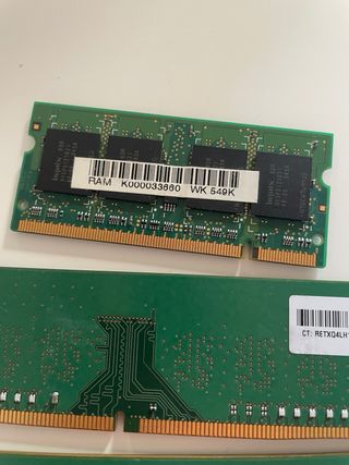 6 Placas Memoria RAM SK Hynix 4GB DDR3/DDR4