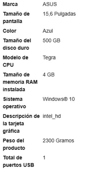 Portátil Asus i5 X556UA