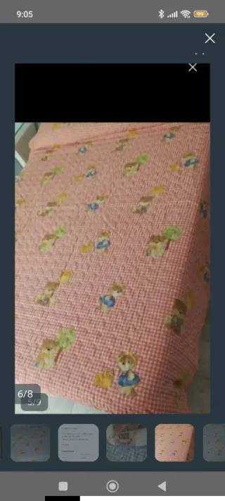 2 Cubiertas Rosa/ azul Reig Martí Cama 80/90/105