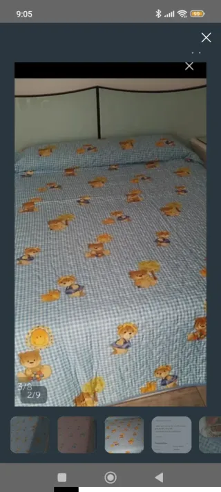 2 Cubiertas Rosa/ azul Reig Martí Cama 80/90/105