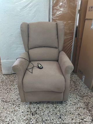 Sillón relax elevador beige