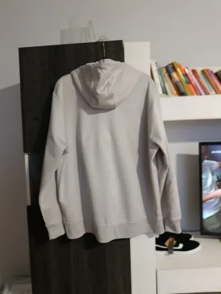 Chaqueta Nike Beige con Cremallera