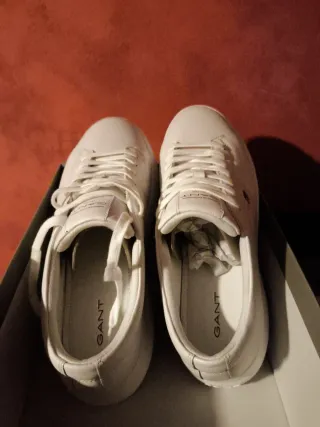 Zapatillas Gant Talla 42 Cuero Blanco