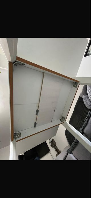 Mesa de cocina/comedor blanca