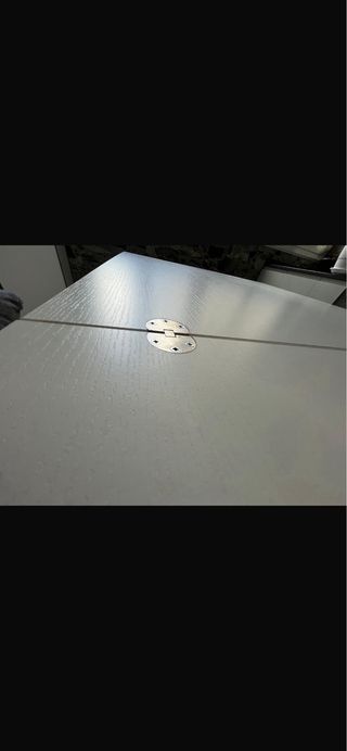 Mesa de cocina/comedor blanca