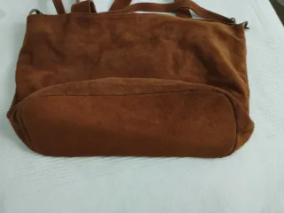 Bolso italiano piel auténtica camel