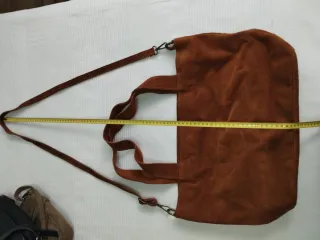 Bolso italiano piel auténtica camel
