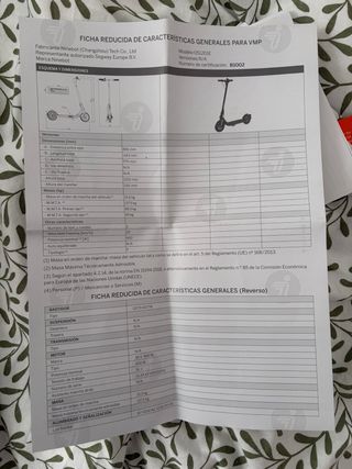 Patinete Eléctrico Plegable