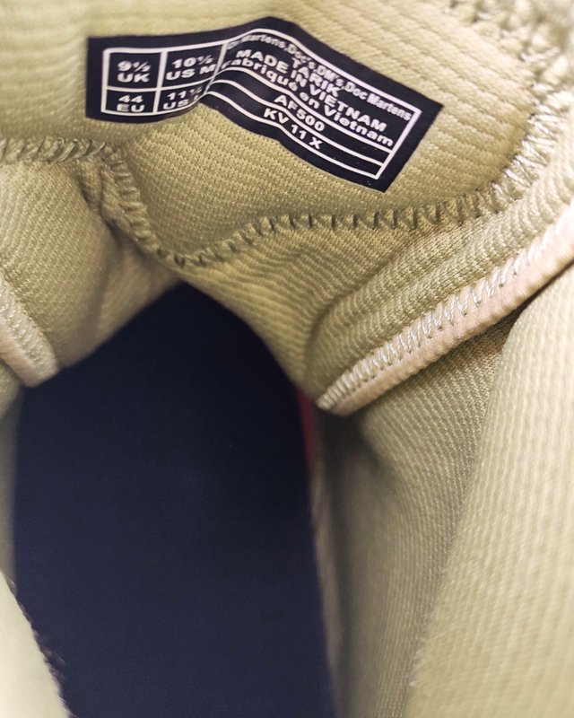Dr. Martens Tarik Pale Olive T44 Nuevas Hombre