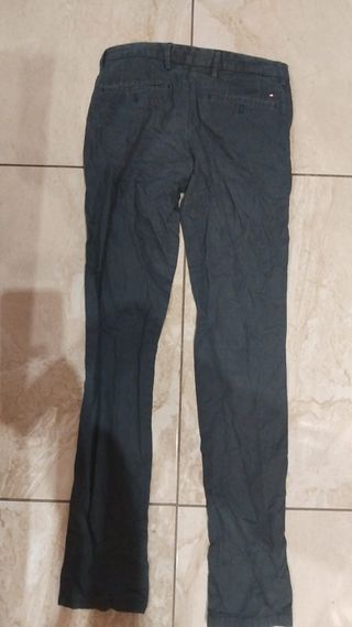 Pantalone uomo Tommy Hilfiger blu cotone