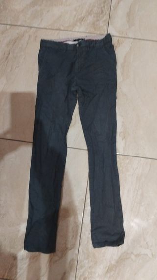 Pantalone uomo Tommy Hilfiger blu cotone