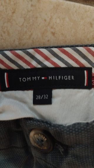 Pantalone uomo Tommy Hilfiger blu cotone