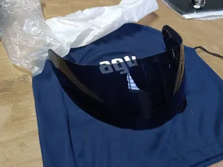 Casco Moto AGV Negro Rojo