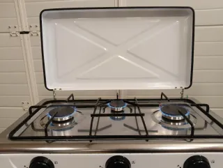 Cocina de gas portátil 2 fuegos