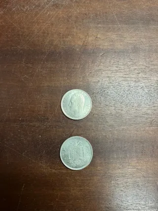 Monedas de Pesetas y Franco