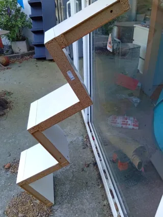 Estantería Ikea LACK Zig Zag Blanca