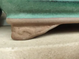 Maceta cerámica 26 cm verde esmeralda
