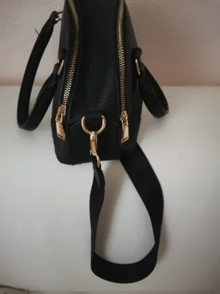 Bolso Negro Mujer Asa Corta y Larga