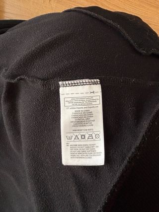 Chaqueta Adidas Real Madrid Negra Talla M