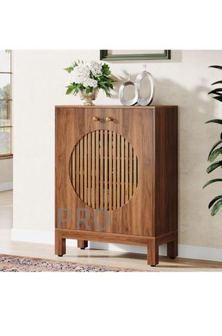 tipo bufé con puertas redondas con persianas Tribesigns