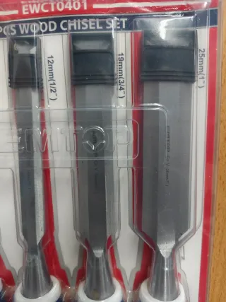 Set 4 formones EMTOP CR-V 140mm