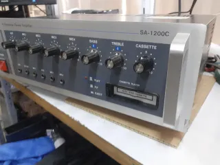 Amplificador AC SA-1200C Plata
