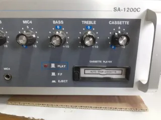 Amplificador AC SA-1200C Plata