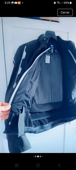 Chaqueta Moto BMW Negra