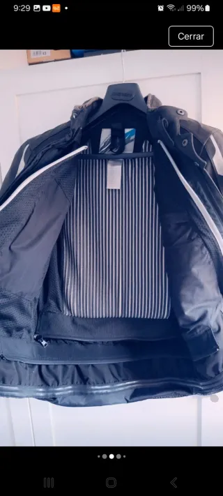 Chaqueta Moto BMW Negra