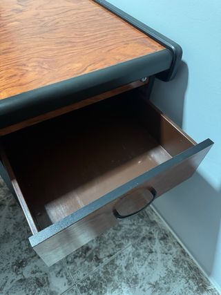 Muebles de oficina madera y cuero
