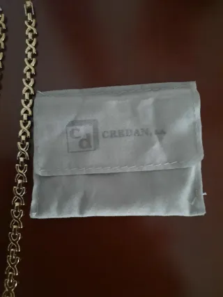 Conjunto collar y pulsera dorado de bisuteria