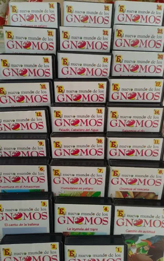 Colección Cintas VHS El Nuevo Mundo de los Gnomos