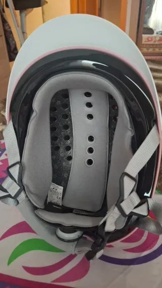 Casco equitación infantil rosa