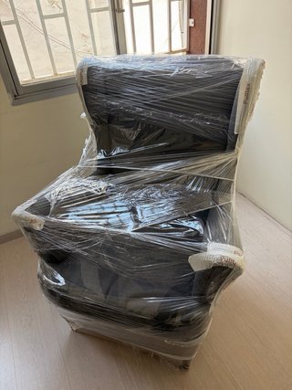 2 Butacas sillón gris tela