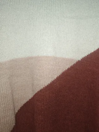 Jersey suave multicolor talla única