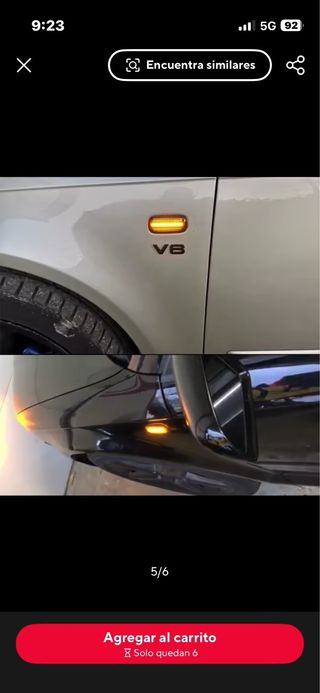 Luces intermitentes LED Audi Ahumadas