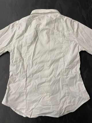 Camicia bianca con bottoni madreperla - Terranova