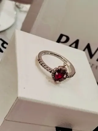 Anillo Pandora Corazón Disney