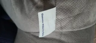 Cojín de lectura grande gris