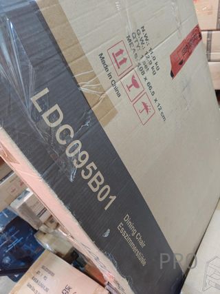 Juego de 2 sillas de cocina de acero