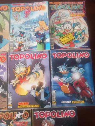 8 fumetti Topolino primi anni 2000