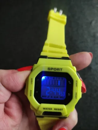 Reloj Deportivo SPORT Unisex Amarillo verdoso