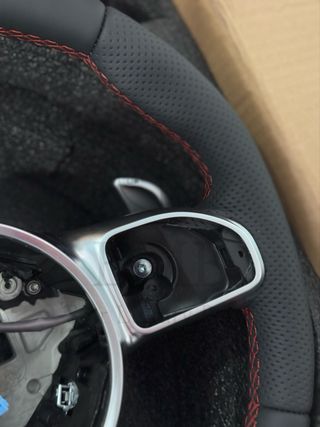 Volante AMG Mercedes Benz Premium Cuciture Rosso