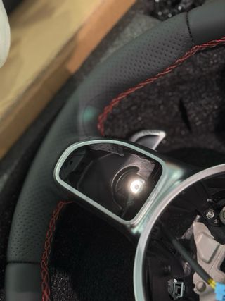 Volante AMG Mercedes Benz Premium Cuciture Rosso