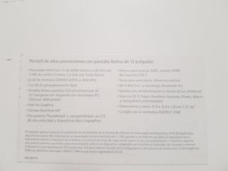 Portátil MacBook Pro 13' I5 2.8 GHZ 8GB SSD 512GB